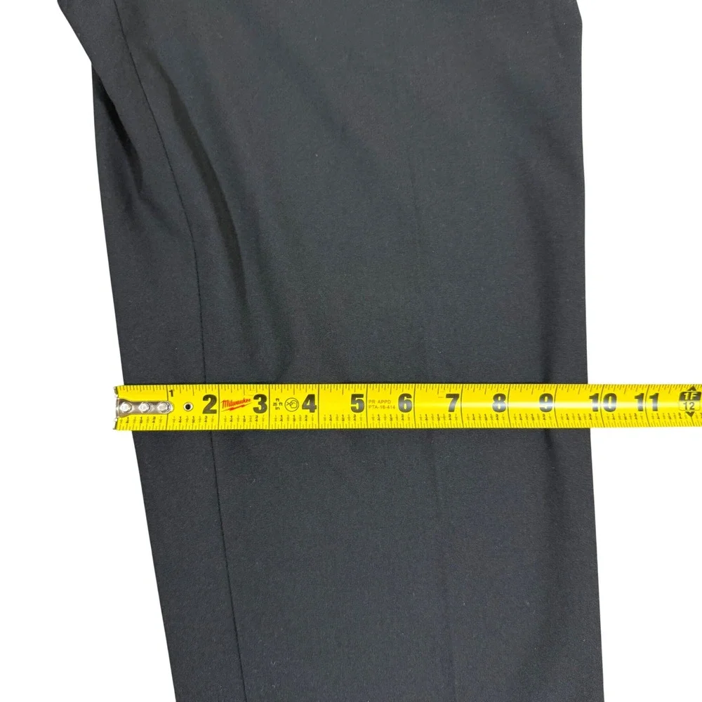 HM Black Ankle Dress Pants Womens Size 10 Tapered Professional Workwear Trouser - Picture 7 of 8